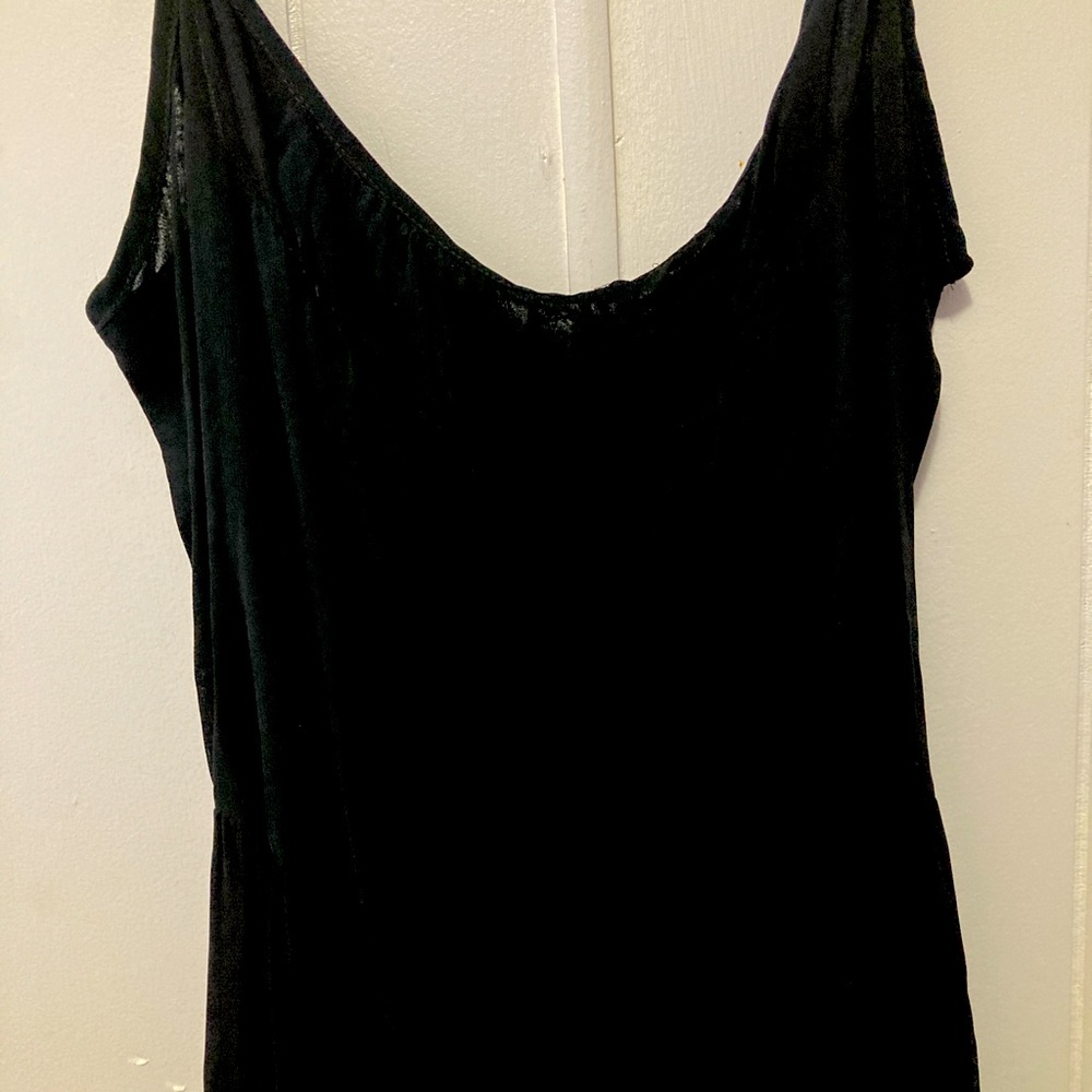 Black maxi dress fully lined M/L